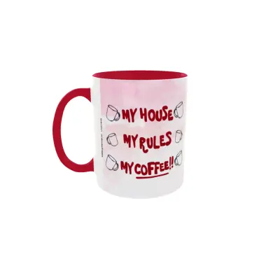 My house my rules my coffee, cana ceramica, 330ml, cgs1826
